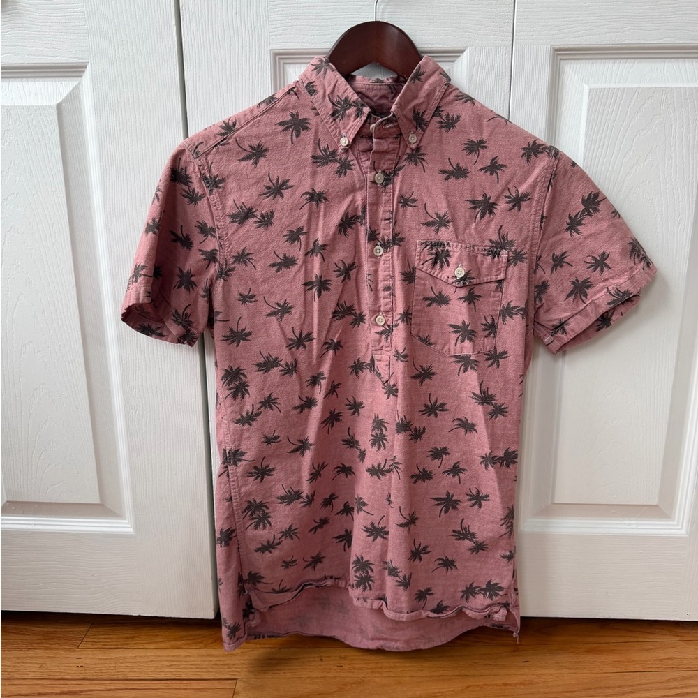 J Crew Short-Sleeve Popover - Small